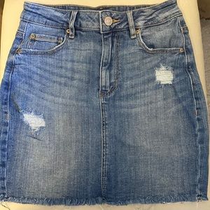 Garage Blue Denim Jean Skirt